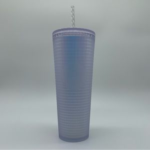 Starbucks Spring Iridescent Unicorn Soft Touch Disco Grid Venti Tumbler